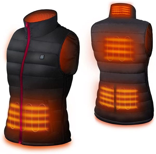 women's vests women's heated vest lightweight heating vest for women with 3 heating levels 9 heating zones adjustable size and usb, Black;white
women's vests women's heated vest lightweight heating vest for women with 3 heating levels 9 heating zones adjustable size and usb, Black;white