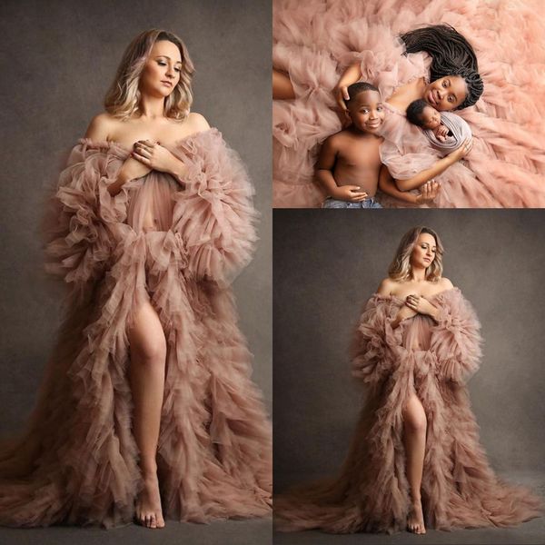 2023 prom dresses khaki african maternity dress robes for p shoot baby shower ruffle tulle chic women ruffles long sleeves pgraphy robe part, Black
2023 prom dresses khaki african maternity dress robes for p shoot baby shower ruffle tulle chic women ruffles long sleeves pgraphy robe part, Black