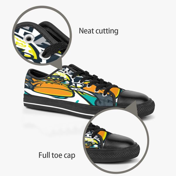 custom shoes classic canvas low cut skateboard casual triple black accept customization uv printing low mens womens sports sneakers breathab
custom shoes classic canvas low cut skateboard casual triple black accept customization uv printing low mens womens sports sneakers breathab