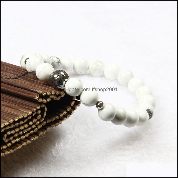charm bracelets stainless steel soccer bracelets wholesale 10pcs/lot 8mm matte agate marble howlite stone beads with football bracel dh7wh, Golden;silver
charm bracelets stainless steel soccer bracelets wholesale 10pcs/lot 8mm matte agate marble howlite stone beads with football bracel dh7wh, Golden;silver