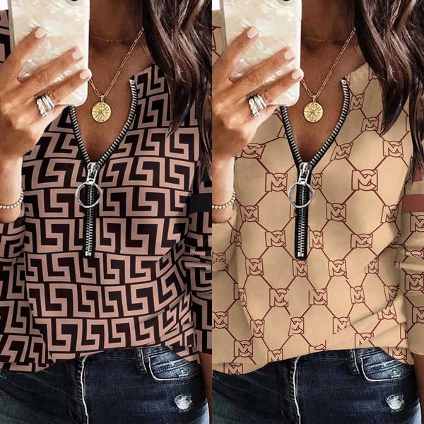 women clothes printed t shirts long sleeve t-shirts woman zipper sweater tee tshirts autumn 2022 new fashion casual women's top, White
women clothes printed t shirts long sleeve t-shirts woman zipper sweater tee tshirts autumn 2022 new fashion casual women's top, White