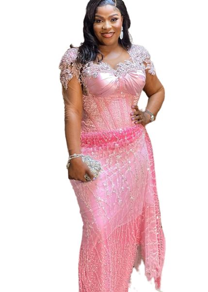 aso ebi 2022 arabic pink sheath prom dresses lace beaded crystals evening formal party second reception birthday engagement gowns dress sh04, Black
aso ebi 2022 arabic pink sheath prom dresses lace beaded crystals evening formal party second reception birthday engagement gowns dress sh04, Black