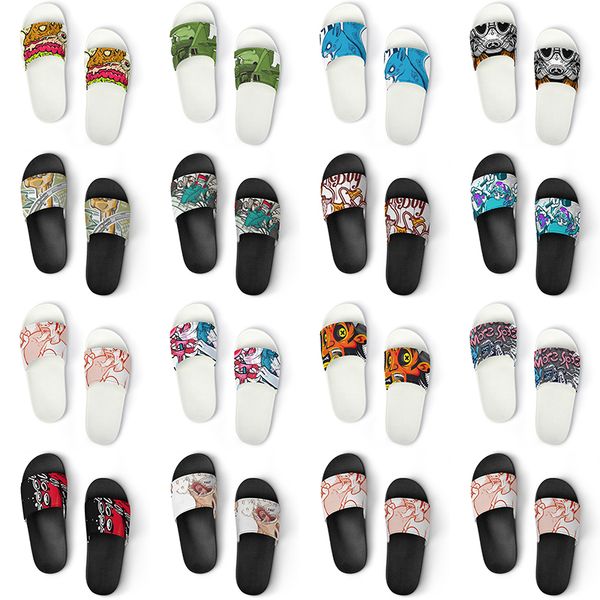 men women custom slippers shoes artoon animal design diy word black white blue red mens trainer 021
men women custom slippers shoes artoon animal design diy word black white blue red mens trainer 021