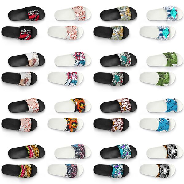 men women custom slippers shoes artoon animal design diy word black white blue red mens trainer 196
men women custom slippers shoes artoon animal design diy word black white blue red mens trainer 196