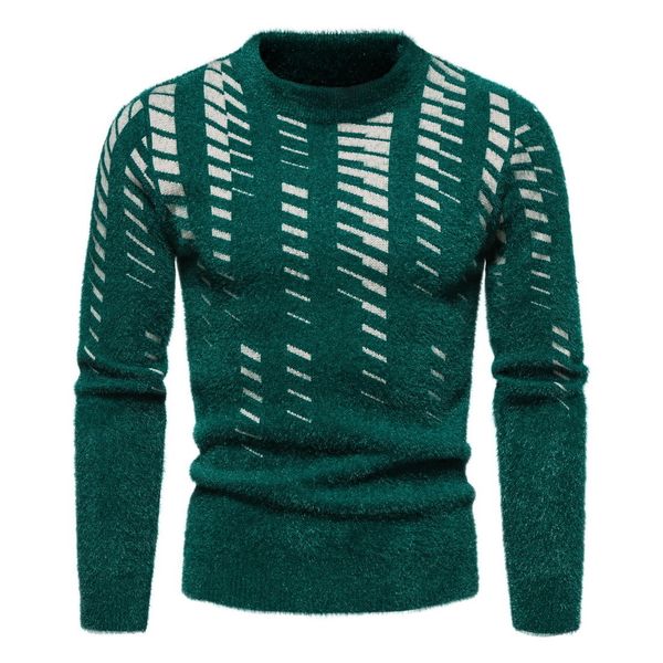 men's sweaters winter patterned sweater round collar autumn tshirts striped warm men's fashion outwear pullovers 221117, White;black
men's sweaters winter patterned sweater round collar autumn tshirts striped warm men's fashion outwear pullovers 221117, White;black