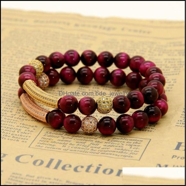 charm bracelets fashion men women jewelry wholesale 8mm a grade roseo tiger eye stone micro inlay clear cz tube beaded bracelets dro dhsvt, Golden;silver
charm bracelets fashion men women jewelry wholesale 8mm a grade roseo tiger eye stone micro inlay clear cz tube beaded bracelets dro dhsvt, Golden;silver