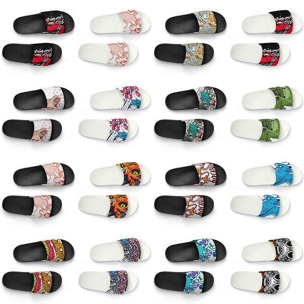 men women custom slippers shoes artoon animal design diy word black white blue red mens trainer 191
men women custom slippers shoes artoon animal design diy word black white blue red mens trainer 191