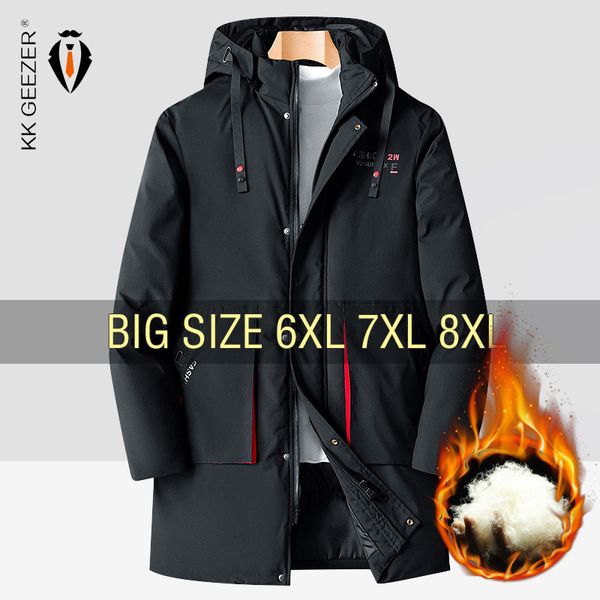 mens down parkas winter long cotton jacket men 6xl 7xl 8xl thick warm hooded windproof oversize padded waterproof loose overcoat plus size 2, Black
mens down parkas winter long cotton jacket men 6xl 7xl 8xl thick warm hooded windproof oversize padded waterproof loose overcoat plus size 2, Black