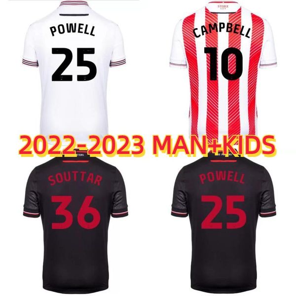 2022 2023 stoke mikel campbell soccer jerseys home 22 23 away white smith fletcher powell brown clucas baker man football shirts kids kid un, Black
2022 2023 stoke mikel campbell soccer jerseys home 22 23 away white smith fletcher powell brown clucas baker man football shirts kids kid un, Black