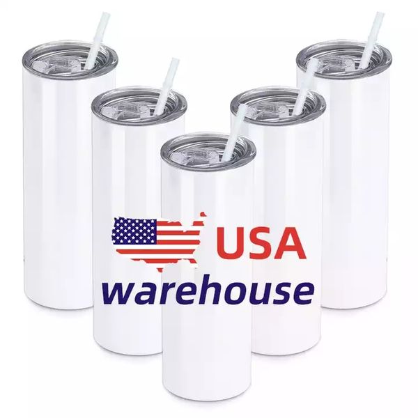 us stock 50pcs/carton water bottle for sublimation blanks straight tumbler 20 oz stainless steel double wall insulated slim cup with lid and
us stock 50pcs/carton water bottle for sublimation blanks straight tumbler 20 oz stainless steel double wall insulated slim cup with lid and
