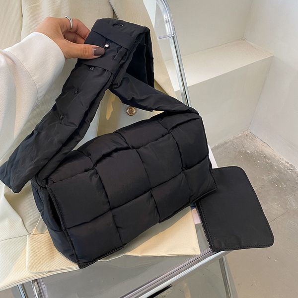 evening bags winter woven cotton women crossbody bag designer down padded shoulder bags for women brands space handbags and purses flap 2211
evening bags winter woven cotton women crossbody bag designer down padded shoulder bags for women brands space handbags and purses flap 2211