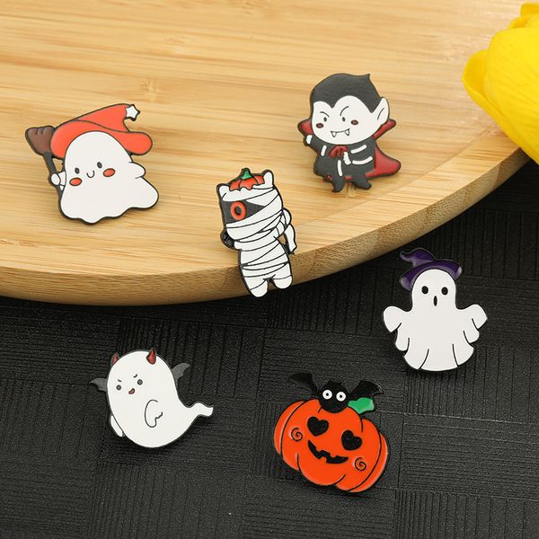 european and american new cartoon halloween brooch cute ghost pumpkin head mummy badge metal brooch wholesale, Blue
european and american new cartoon halloween brooch cute ghost pumpkin head mummy badge metal brooch wholesale, Blue