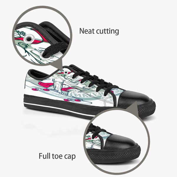 custom shoes classic canvas low cut skateboard casual triple black accept customization uv printing low mens womens sports sneakers breathab
custom shoes classic canvas low cut skateboard casual triple black accept customization uv printing low mens womens sports sneakers breathab