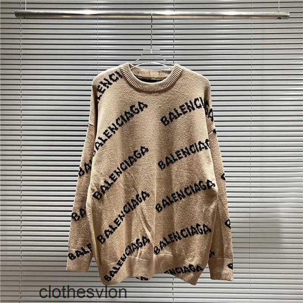 loose balenciga show sweaters designer autumn winter 2023 women's fashion brand letter jacquard sweater men's round neck o73h, White;black
loose balenciga show sweaters designer autumn winter 2023 women's fashion brand letter jacquard sweater men's round neck o73h, White;black