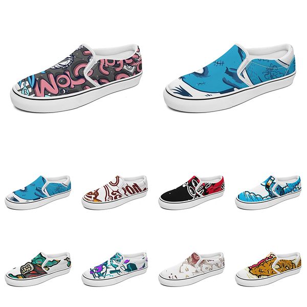 men women custom slip on canvas shoes anime cartoon animal design diy word black white blue red outdoor mens trainer 022
men women custom slip on canvas shoes anime cartoon animal design diy word black white blue red outdoor mens trainer 022