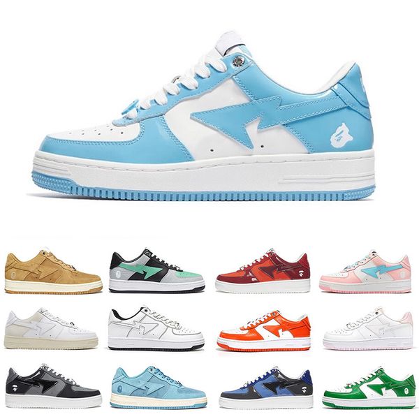 bapesta ape designer men women running shoes patent leather black white camo combo blue pink red grey green bapestas trainers sports
bapesta ape designer men women running shoes patent leather black white camo combo blue pink red grey green bapestas trainers sports