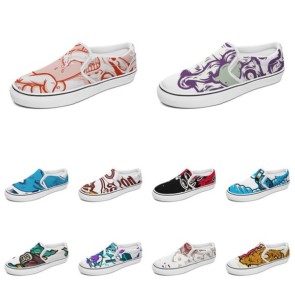 men women custom slip on canvas shoes anime cartoon animal design diy word black white blue red outdoor mens trainer 042
men women custom slip on canvas shoes anime cartoon animal design diy word black white blue red outdoor mens trainer 042