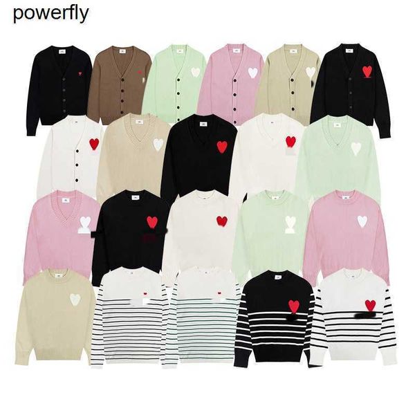 men's sweaters designer sweater amis winter fashion brand love embroidery loose men's women's streetwear sweater, White;black
men's sweaters designer sweater amis winter fashion brand love embroidery loose men's women's streetwear sweater, White;black