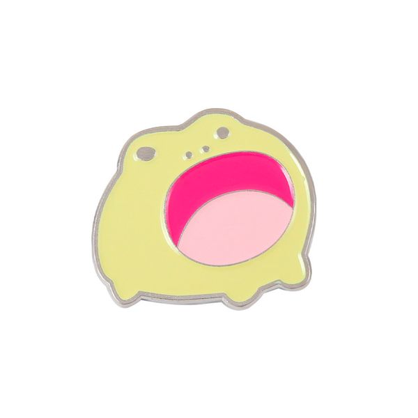 cute big mouth frog brooches for women cartoon animal alloy enamel badges silver plated pins fashion jewelry, Gray
cute big mouth frog brooches for women cartoon animal alloy enamel badges silver plated pins fashion jewelry, Gray
