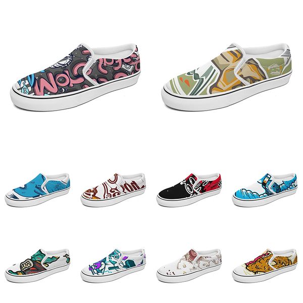 men women custom slip on canvas shoes anime cartoon animal design diy word black white blue red outdoor mens trainer 003
men women custom slip on canvas shoes anime cartoon animal design diy word black white blue red outdoor mens trainer 003