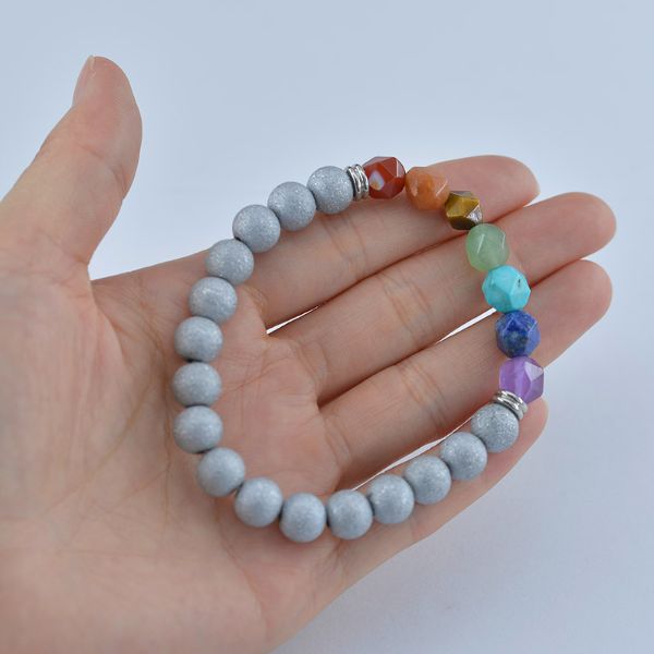 faceted natural stone beaded bracelet strand yoga 7 chakra gemstone tiger eye red agate amethyst energy crystal beads bracelets fashion jewe, Black
faceted natural stone beaded bracelet strand yoga 7 chakra gemstone tiger eye red agate amethyst energy crystal beads bracelets fashion jewe, Black