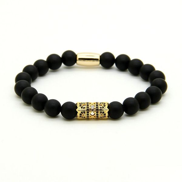 charm bracelets powerf men gold jewelry wholesale 8mm black matte agate stone beaded with exquisite micro inlay zircon charm bracele dhnke, Golden;silver
charm bracelets powerf men gold jewelry wholesale 8mm black matte agate stone beaded with exquisite micro inlay zircon charm bracele dhnke, Golden;silver