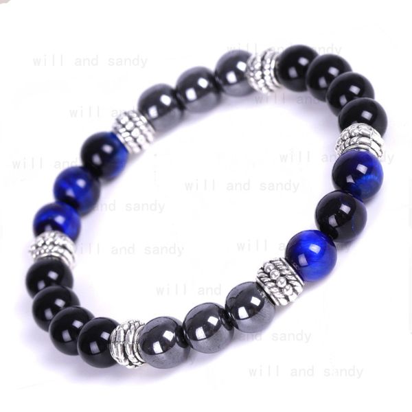 color blue green tiger eye gemstone beaded strand bracelet hematite natural stone bracelets wristband for men women fashion jewelry, Black
color blue green tiger eye gemstone beaded strand bracelet hematite natural stone bracelets wristband for men women fashion jewelry, Black