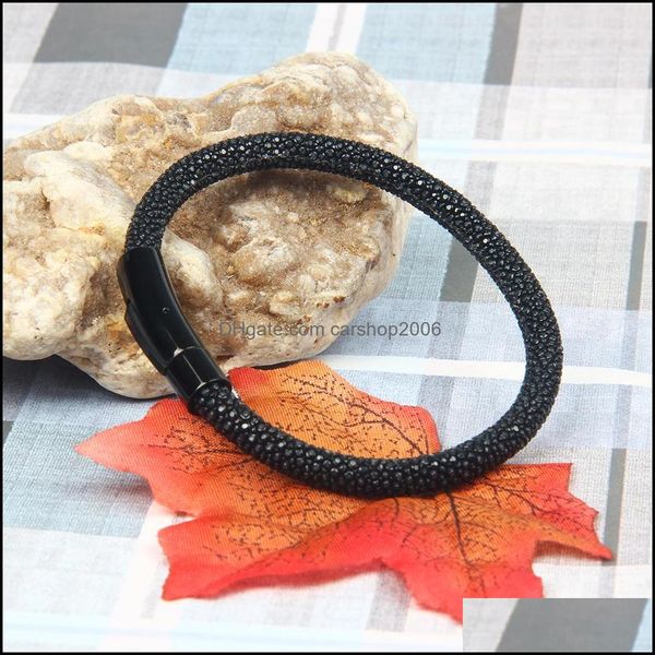 bangle design bangle jewelry classic leather/stingray leather bracelets 1pcs simple stainless steel stingray for men drop delivery dhfmy, Black
bangle design bangle jewelry classic leather/stingray leather bracelets 1pcs simple stainless steel stingray for men drop delivery dhfmy, Black