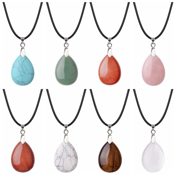 natural crystal quartz stone charms waterdrop shape chakra stone pendant healing gemstone for women girls, Silver
natural crystal quartz stone charms waterdrop shape chakra stone pendant healing gemstone for women girls, Silver