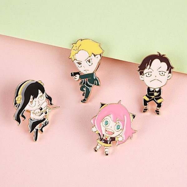 japanese anime spy family cute brooches for clothing briefcase badges enamel pins lapel backpacks accessories gifts characters, Blue
japanese anime spy family cute brooches for clothing briefcase badges enamel pins lapel backpacks accessories gifts characters, Blue