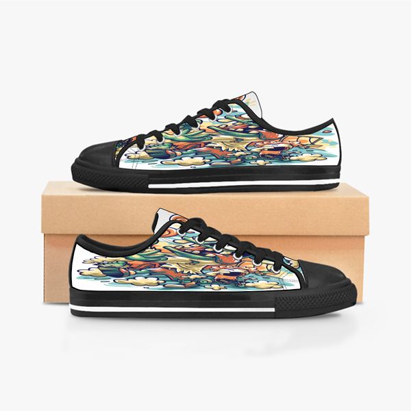 shoes diy men women custom low canvas skateboard sneakers triple black customization uv printing sports sneakers daishu 165-12622 ization
shoes diy men women custom low canvas skateboard sneakers triple black customization uv printing sports sneakers daishu 165-12622 ization