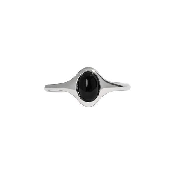 925 sterling silver rings black natural black agate stone ring for women handmade fine jewelry simple design
925 sterling silver rings black natural black agate stone ring for women handmade fine jewelry simple design