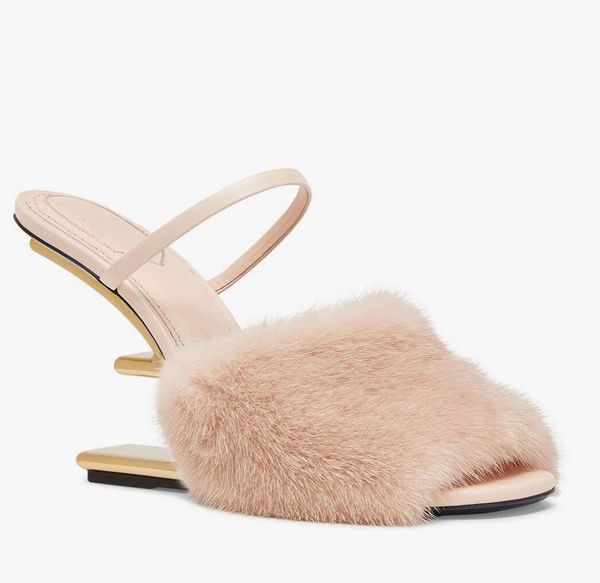 elegant brand first women's sandals leather strap f-shaped engraved high heel shoes muller gold metal party dress open toe slippers eu3, Black
elegant brand first women's sandals leather strap f-shaped engraved high heel shoes muller gold metal party dress open toe slippers eu3, Black