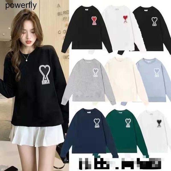 men's hoodies designer sweatshirts amis round neck sweater fashion love embroidery round neck men's women's lovers' loos, Black
men's hoodies designer sweatshirts amis round neck sweater fashion love embroidery round neck men's women's lovers' loos, Black