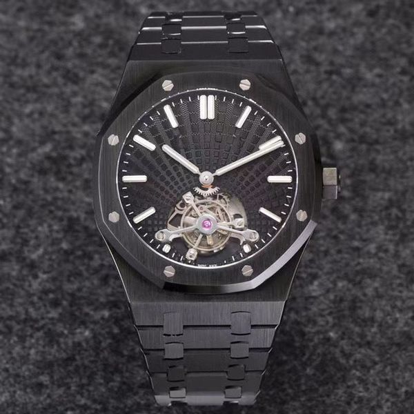 black tourbillon watches automatic mechanical movement watch full stainless steel waterproof luminous luxury designer wristwatches, Slivery;brown
black tourbillon watches automatic mechanical movement watch full stainless steel waterproof luminous luxury designer wristwatches, Slivery;brown