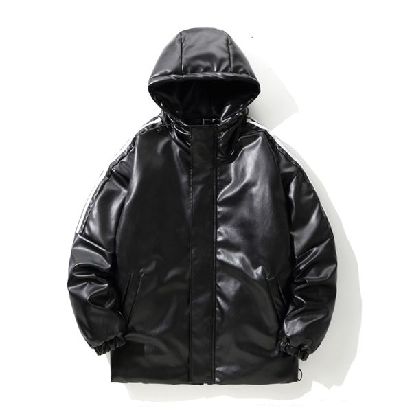 men's fur faux leather jacket coat autumn and winter hooded faux cottonpadded male pu large size 221116, Black
men's fur faux leather jacket coat autumn and winter hooded faux cottonpadded male pu large size 221116, Black