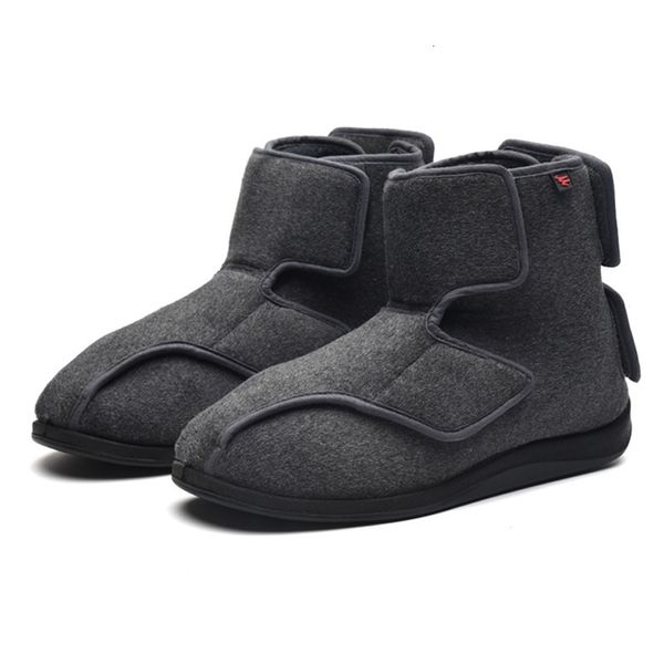 dress shoes man's diabetic safe shoes high casual adjustable size comfortable orthopedics wind thumb eversion diabetes footwear 221117, Black
dress shoes man's diabetic safe shoes high casual adjustable size comfortable orthopedics wind thumb eversion diabetes footwear 221117, Black