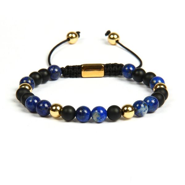 beaded men bracelet natural lapis lazi stone beads braided bracelets with 6mm matte agate stainless steel jewelry not fade drop deliv dhgvi, Black
beaded men bracelet natural lapis lazi stone beads braided bracelets with 6mm matte agate stainless steel jewelry not fade drop deliv dhgvi, Black