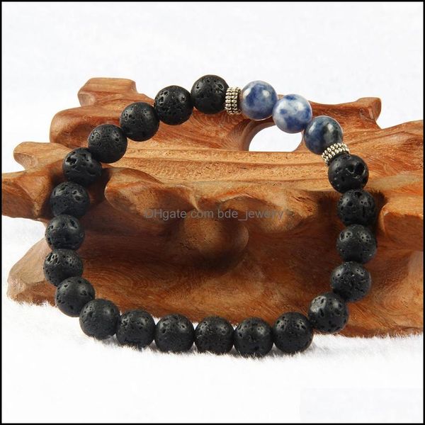 charm bracelets design fashion jewelry wholesale 10pcs/lot mens beaded bracelet black lava stone stretch yoga bracelets drop delivery dh7pq, Golden;silver
charm bracelets design fashion jewelry wholesale 10pcs/lot mens beaded bracelet black lava stone stretch yoga bracelets drop delivery dh7pq, Golden;silver