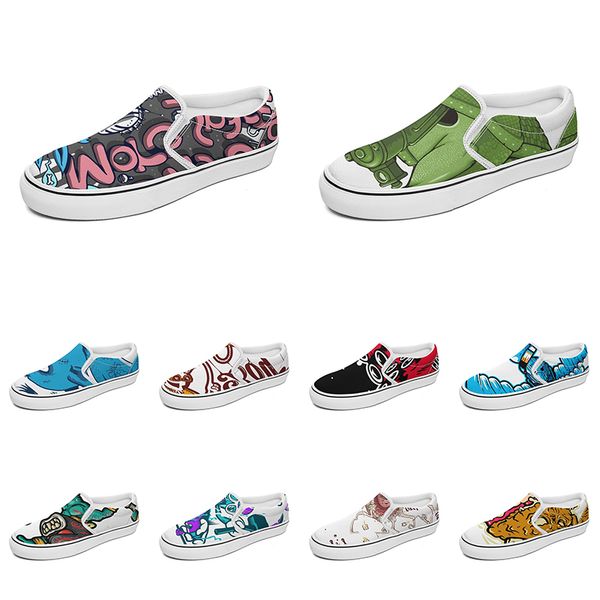 men women custom slip on canvas shoes anime cartoon animal design diy word black white blue red outdoor mens trainer 029
men women custom slip on canvas shoes anime cartoon animal design diy word black white blue red outdoor mens trainer 029