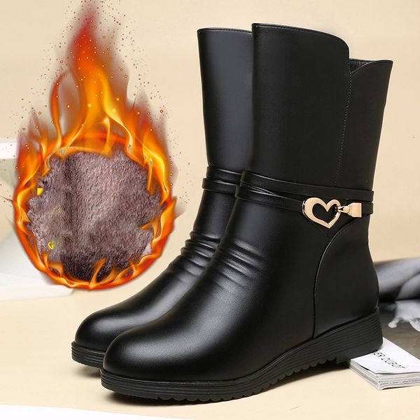 boots woman winter warm snow pu laether mid calf fleece fur comfy mother cotton woman boots 221116, Black
boots woman winter warm snow pu laether mid calf fleece fur comfy mother cotton woman boots 221116, Black