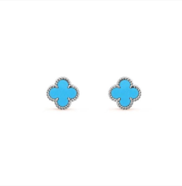 designer earrope turquoise stud clover 316 stainless steel 22k gold women's jewelry love gifts are not allergic, Golden;silver
designer earrope turquoise stud clover 316 stainless steel 22k gold women's jewelry love gifts are not allergic, Golden;silver