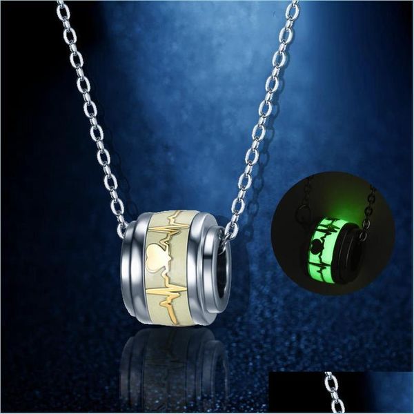 pendant necklaces glowing in the dark heart beat pendant necklaces gold chains stainless steel ring necklace for women fashion jewel dhvtg, Silver
pendant necklaces glowing in the dark heart beat pendant necklaces gold chains stainless steel ring necklace for women fashion jewel dhvtg, Silver
