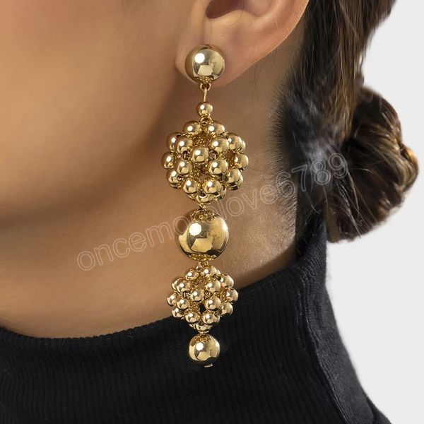 twisted ball pendant dangle earrings for women girls vintage piercing earrings jewelry accessories, Silver
twisted ball pendant dangle earrings for women girls vintage piercing earrings jewelry accessories, Silver