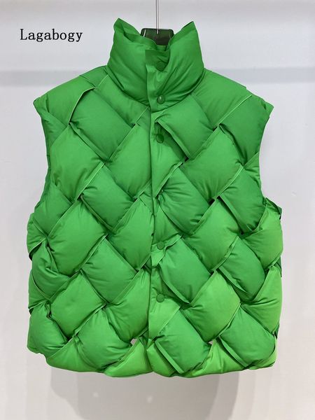 women's vests lagabogy winter women high street knitted 90% white duck down sleeveless vest female loose warm puffer jacket 221117, Black;white
women's vests lagabogy winter women high street knitted 90% white duck down sleeveless vest female loose warm puffer jacket 221117, Black;white