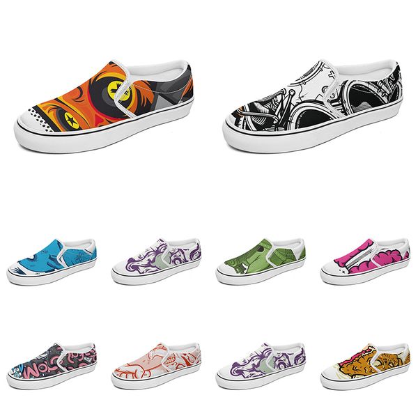 men women custom slip on canvas shoes anime cartoon animal design diy word black white blue red outdoor mens trainer 201
men women custom slip on canvas shoes anime cartoon animal design diy word black white blue red outdoor mens trainer 201