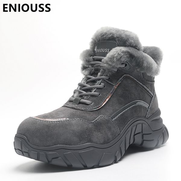 boots eniouss 100% wool women winter genuine leather ankle snow boots lace-up lady outdoor warm shoes 221117, Black
boots eniouss 100% wool women winter genuine leather ankle snow boots lace-up lady outdoor warm shoes 221117, Black