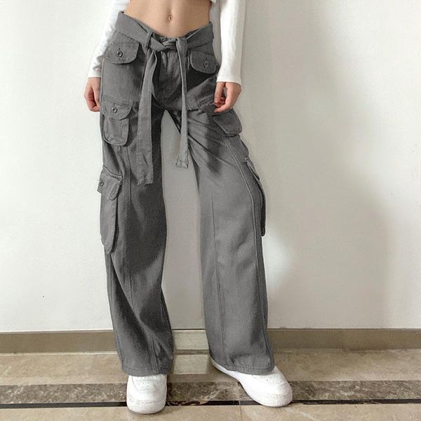 women's pants capris street hipster women's casual loose drawstring belt high waist pocket grey wide leg pants 221117, Black;white
women's pants capris street hipster women's casual loose drawstring belt high waist pocket grey wide leg pants 221117, Black;white