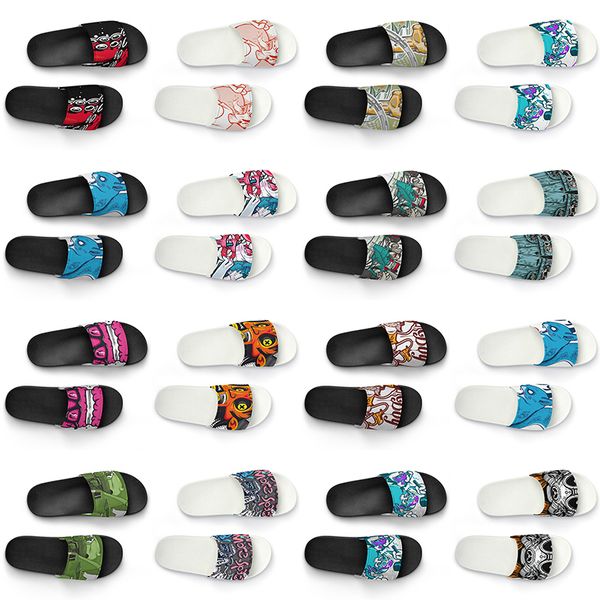 men women custom slippers shoes artoon animal design diy word black white blue red mens trainer 283
men women custom slippers shoes artoon animal design diy word black white blue red mens trainer 283