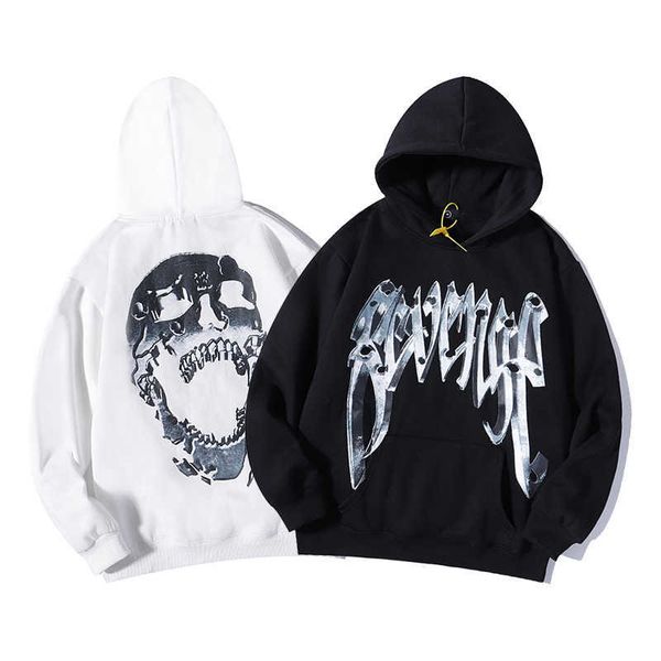 hoodie for men reveal cotton venge designer brand autumn winter ins hip hop rap metal skull print hooded sweater fashion couple coat high st, Black
hoodie for men reveal cotton venge designer brand autumn winter ins hip hop rap metal skull print hooded sweater fashion couple coat high st, Black